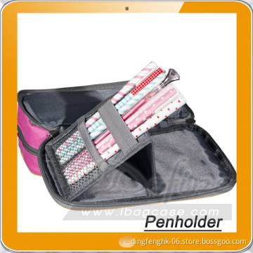 Large Capacity Pen Bag With Double Zipper